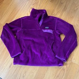 Patagonia retool Snap T pull over size small purple